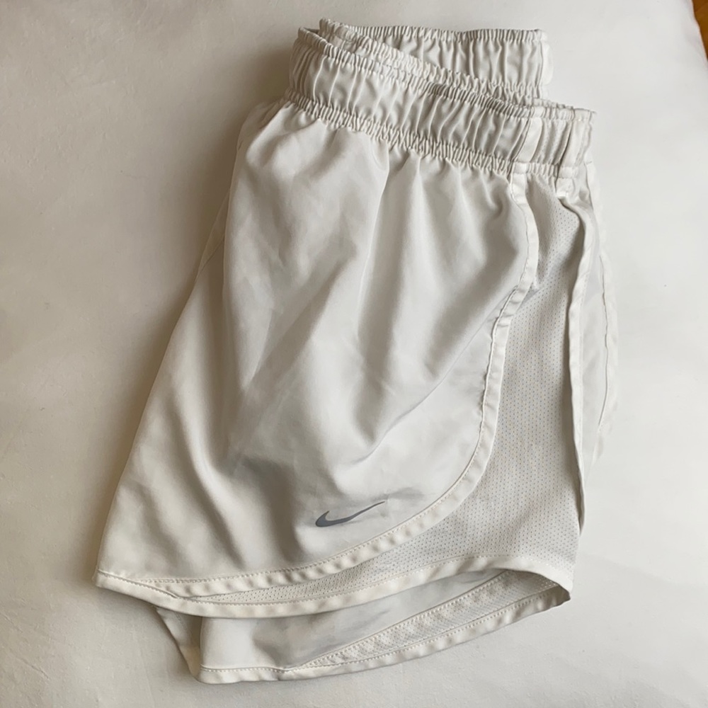 Nike white shorts